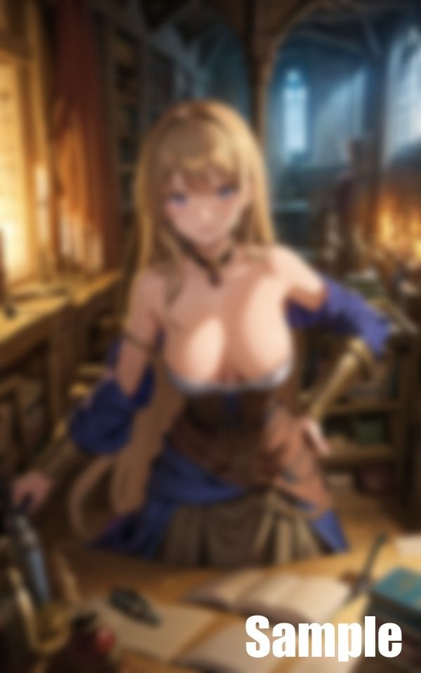 サンプル画像2:錬金術を研究する少女の息抜き(ぞらむ) [d_426654]