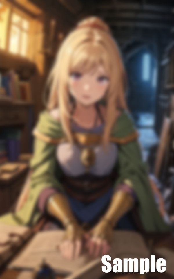 サンプル画像3:錬金術を研究する少女の息抜き(ぞらむ) [d_426654]