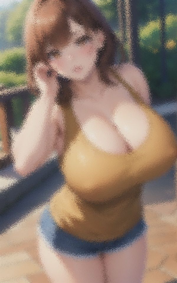 サンプル画像4:ぷるぷるおっぱい SEXY美女(癒しのAI美女) [d_426722]