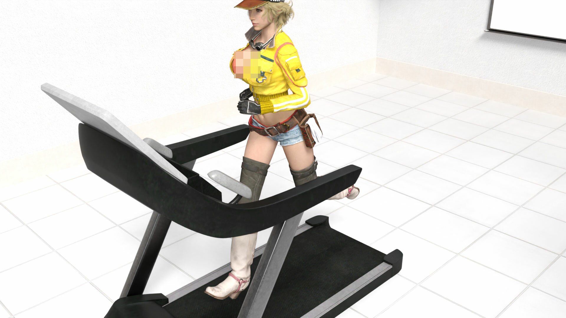 サンプル画像1:どこかで見たようなメカニック女性のコスプレ撮影風乳揺れ動画:メカニックパイパイ-002(Ozone_Layer) [d_426724]