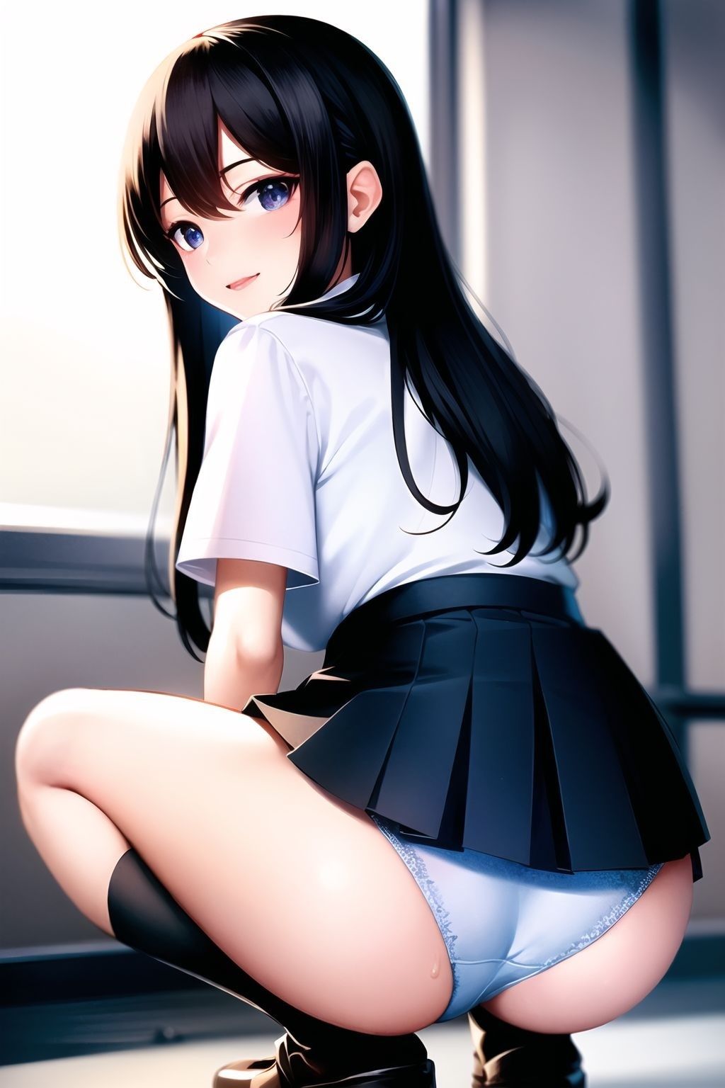 サンプル画像3:アイドル養成学園 ちょっとエッチなアイドルを目指す生徒たちが学園長を誘惑 ＃1(アニメ美女) [d_426733]