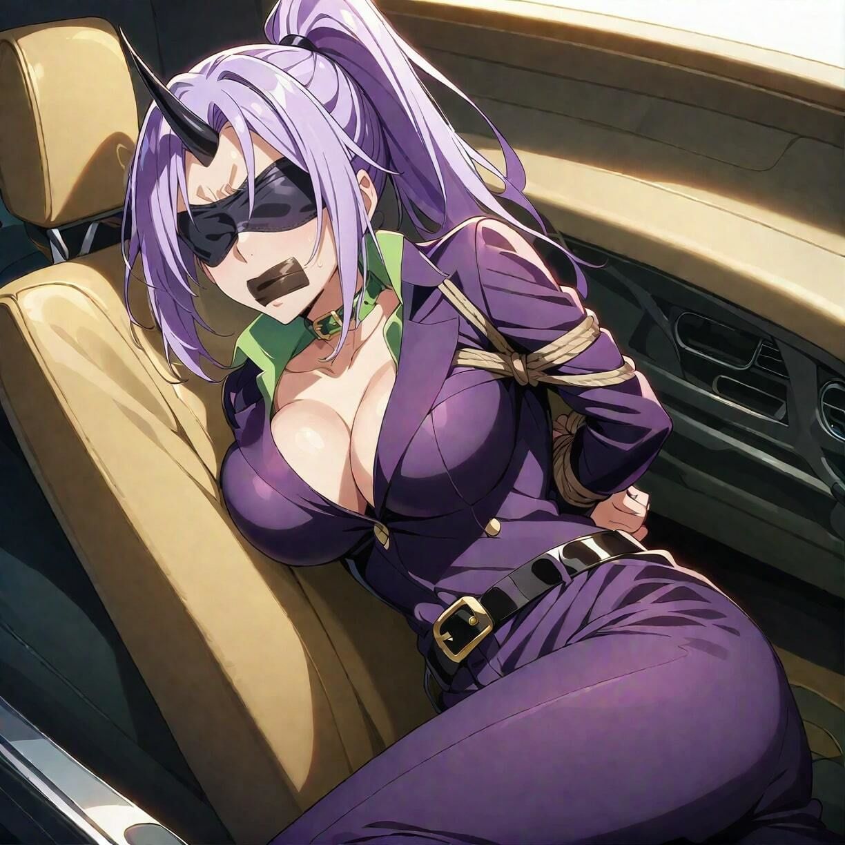 サンプル画像5:俺のシオ〇 〜肉便器NO.8 シオ〇 見た目は出来る女だけど実はポンコツな脳筋爆乳秘書〜(俺のAIする肉便器) [d_426744]