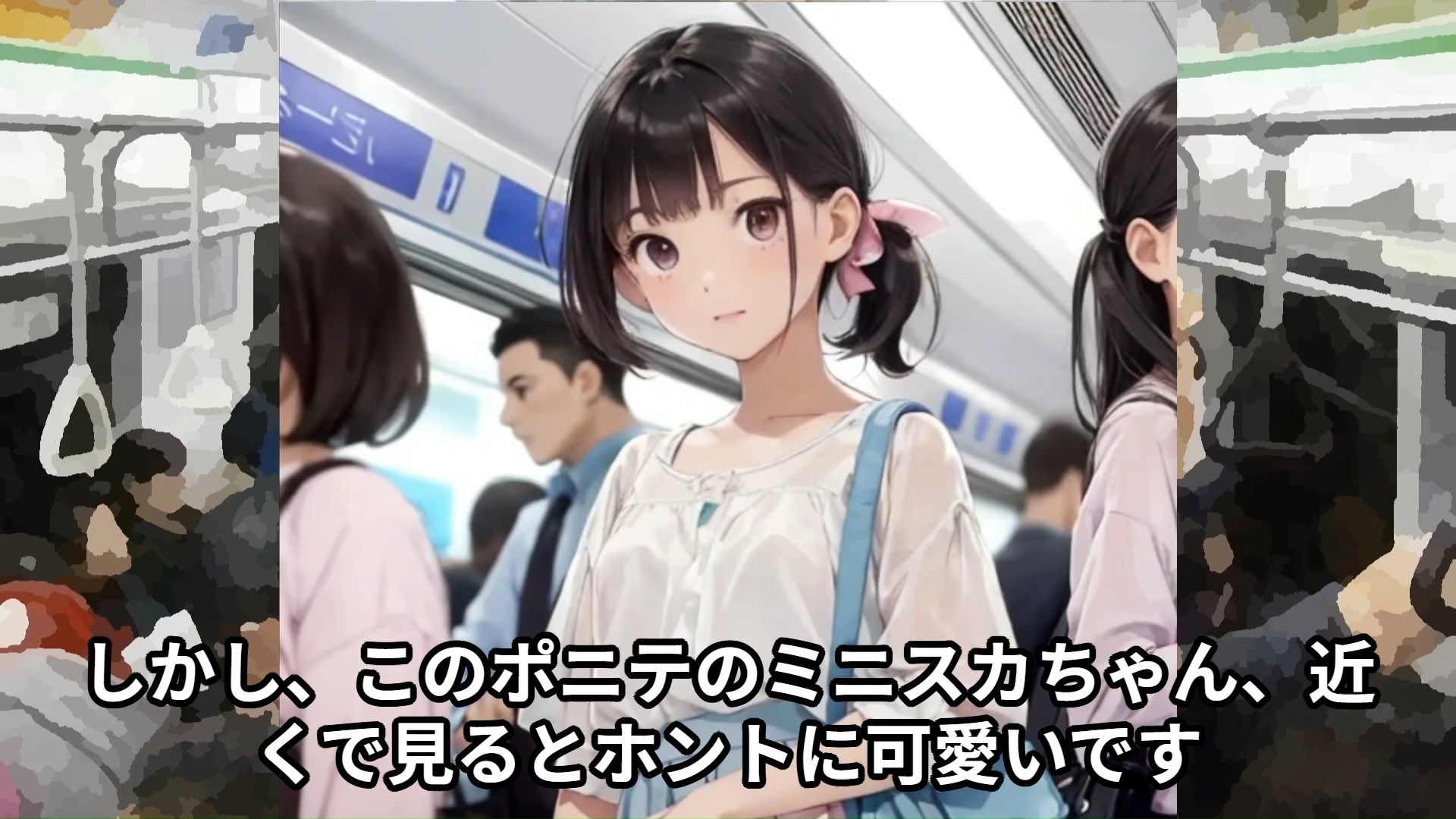 サンプル画像1:【J○痴●体験告白】コミケに向かう満員電車でかわいい女子○○○にエロ同人誌もびっくりな痴●をした話(少女痴●体験告白) [d_426785]