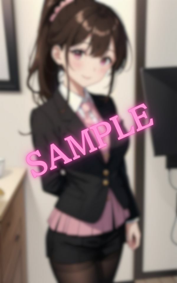 サンプル画像2:総務課の〇〇ちゃんはとってもエッチ(ウインナー大好き美女) [d_426838]