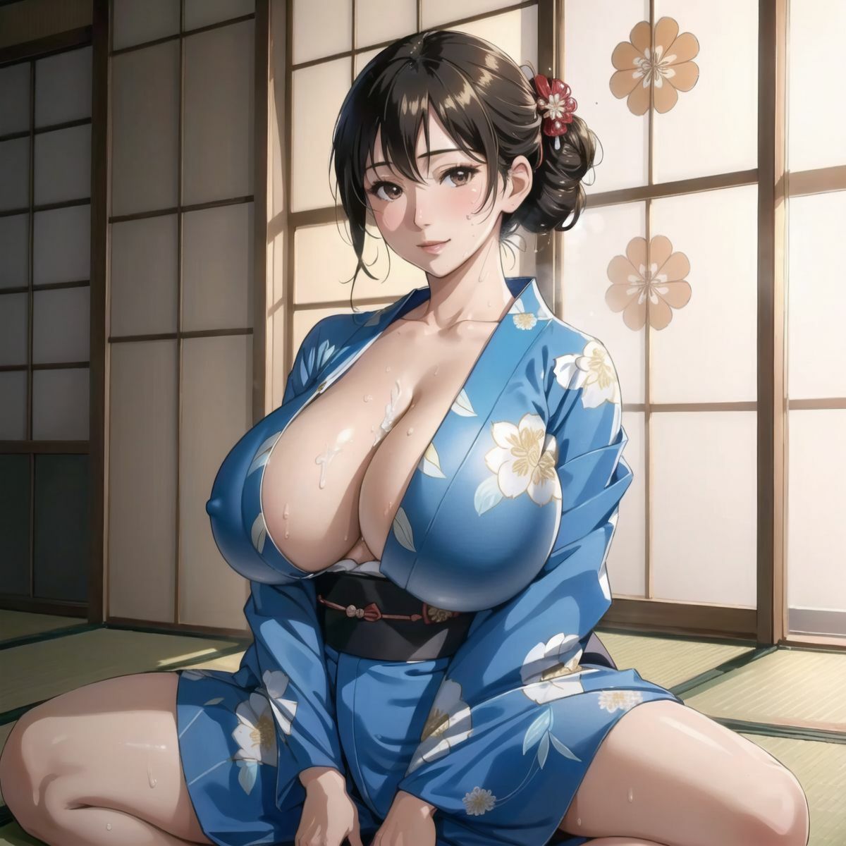 【220枚】母乳滴る… 爆乳人妻不倫旅行2のサンプル画像 6
