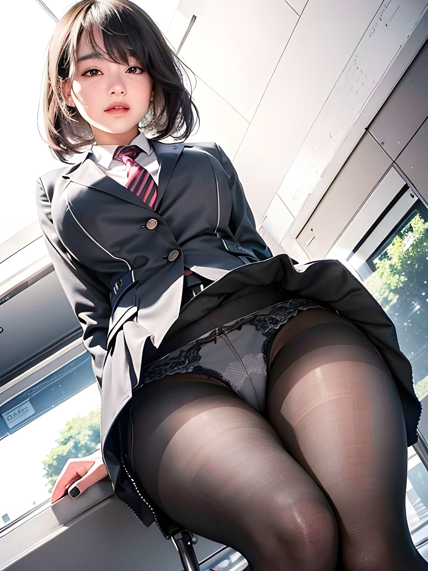 サンプル画像2:AI美女のパンチラと水着グラビアとフェチ画像 80枚(AI美女NANTANO) [d_426981]