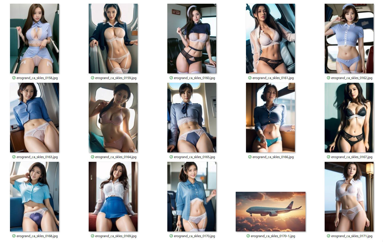 サンプル画像3:パンモロ特別フライト★エロス航空CA【脱スカ祭 】スカートレス・スペシャル便(エログランド) [d_427000]