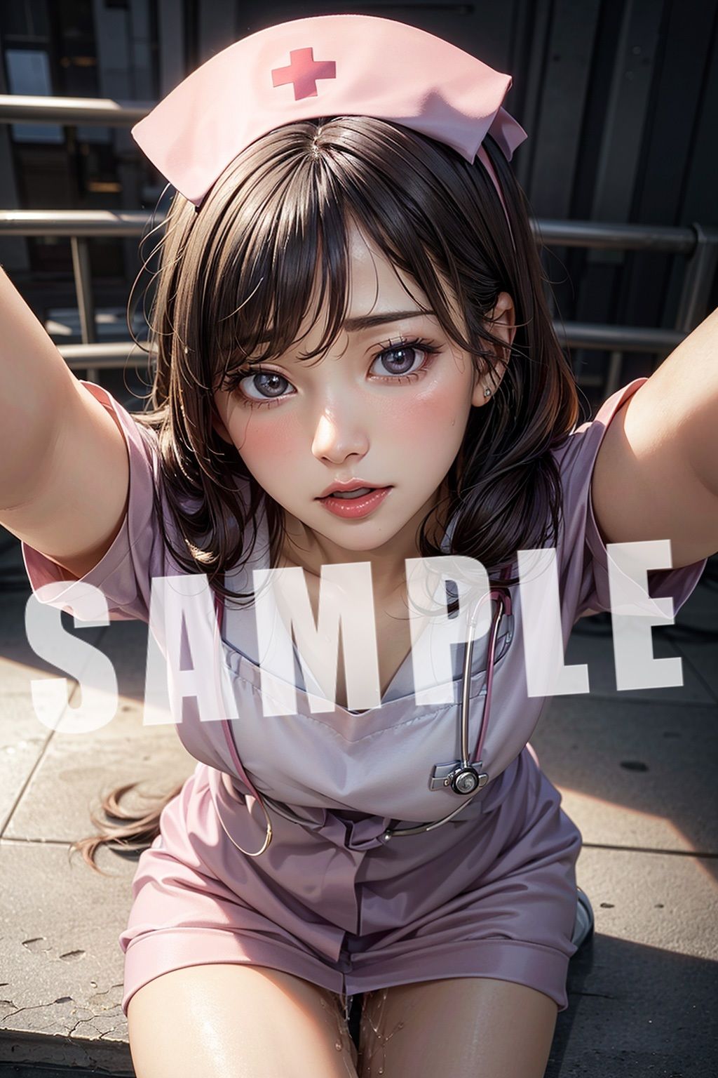 サンプル画像5:ナースが僕だけに！？特別介抱！！(ダンジョンWalker) [d_427115]