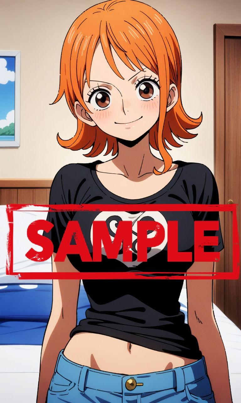 サンプル画像1:ワンピ〇スのナ〇さんを「確実に妊娠」させる！(ハラメウメ) [d_427154]