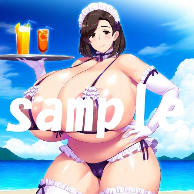 爆乳メイドビーチのサンプル画像 6