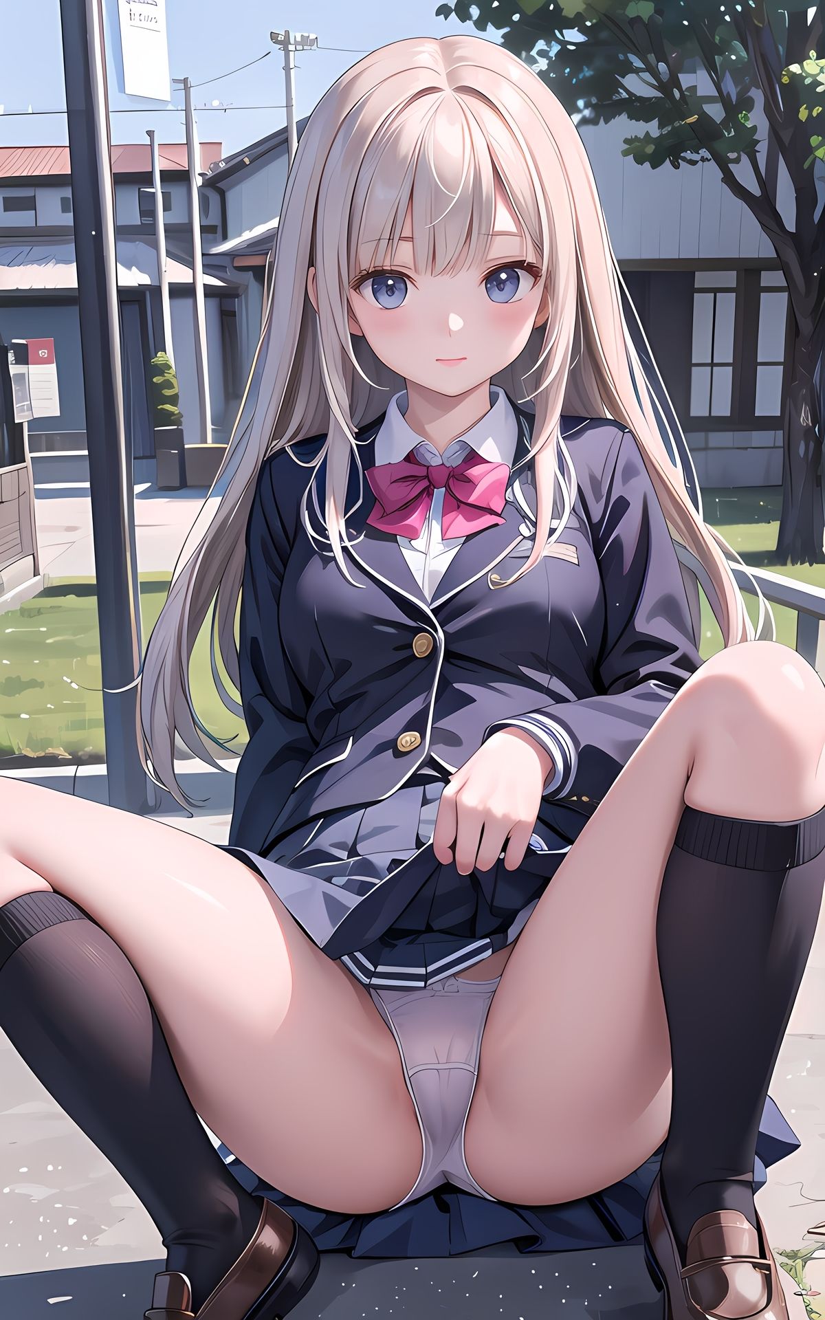 サンプル画像3:女子校生の妹のパンティーをみせてもらった(女子高生) [d_427203]