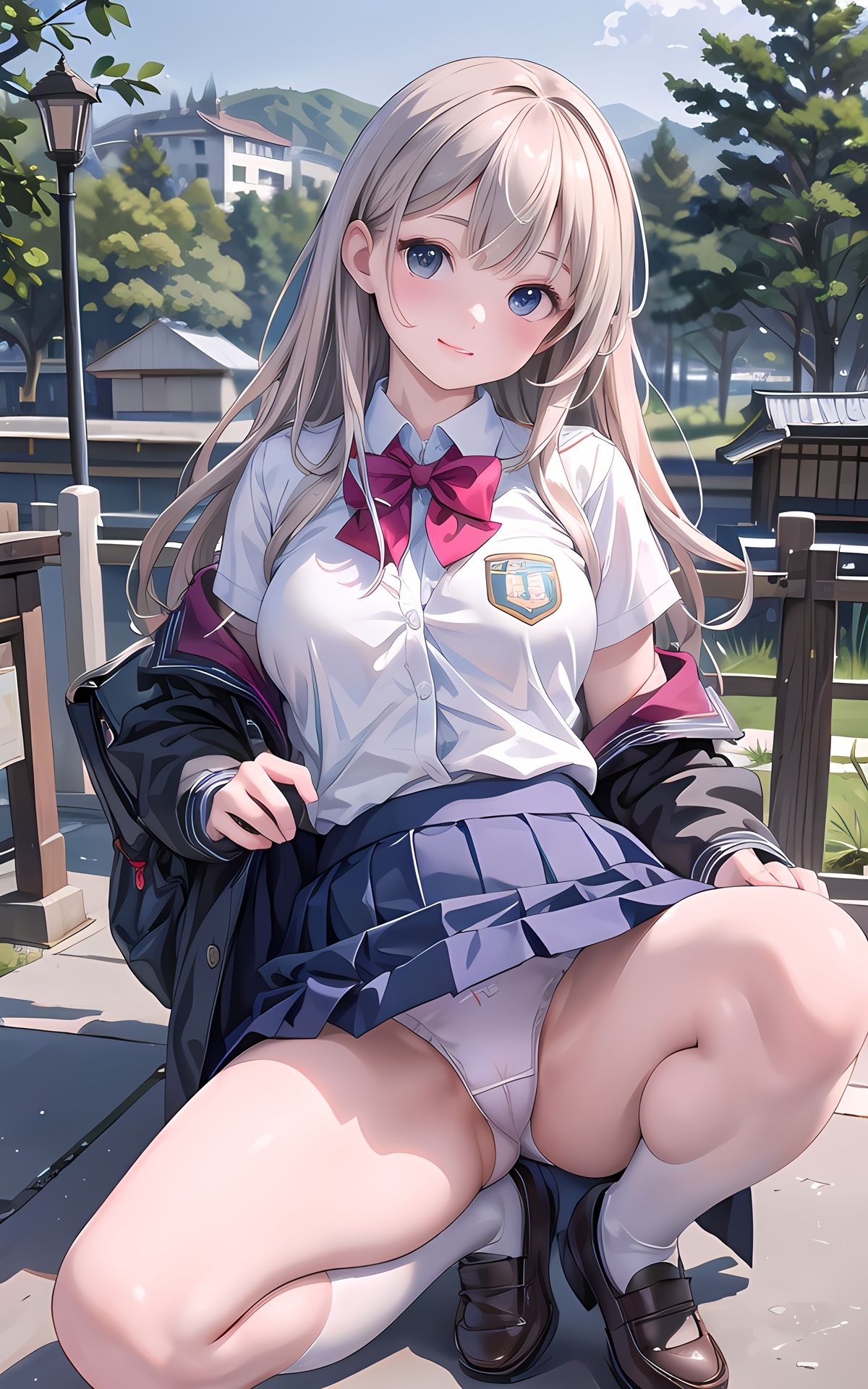 サンプル画像4:女子校生の妹のパンティーをみせてもらった(女子高生) [d_427203]