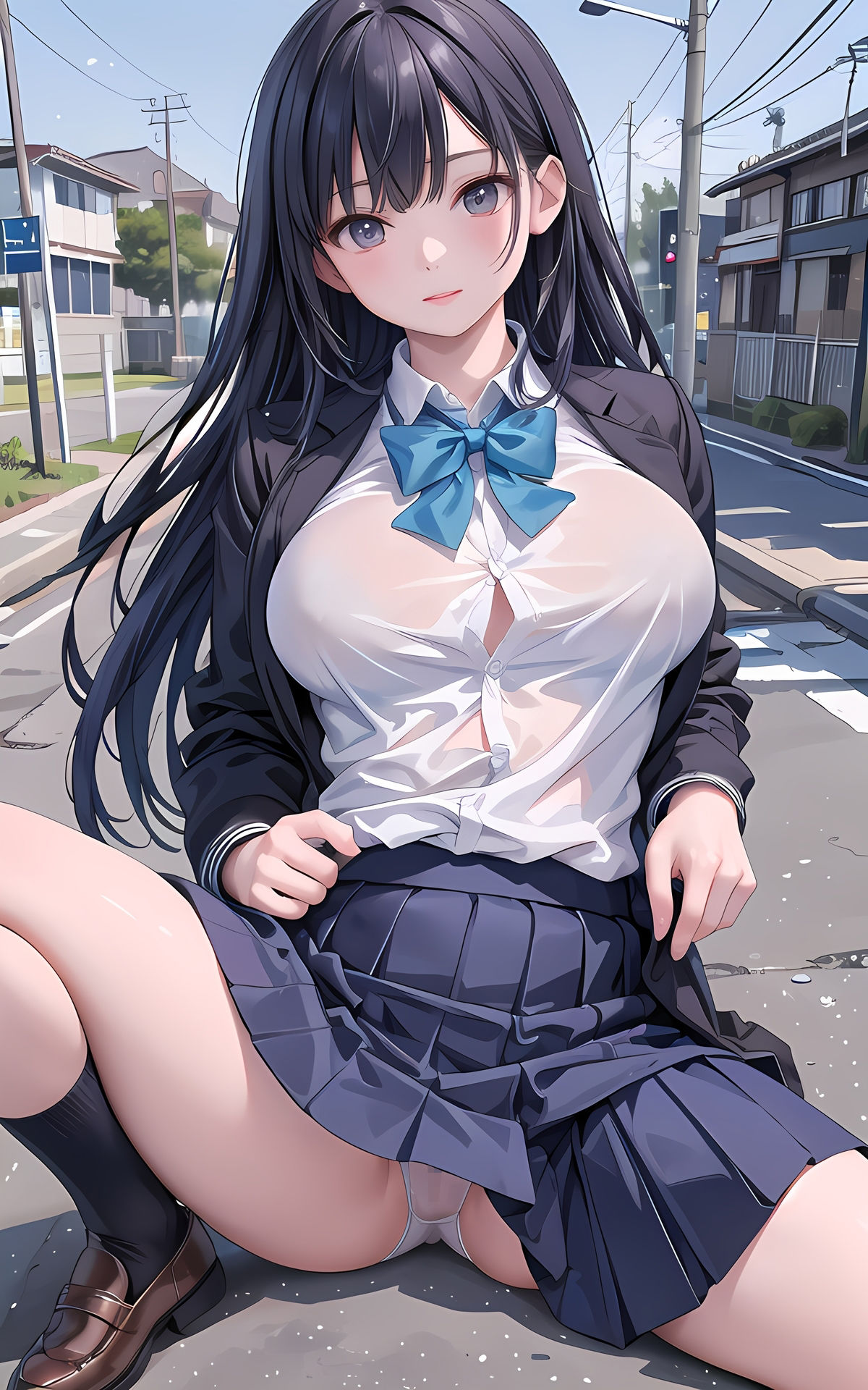 サンプル画像5:女子校生の妹のパンティーをみせてもらった(女子高生) [d_427203]