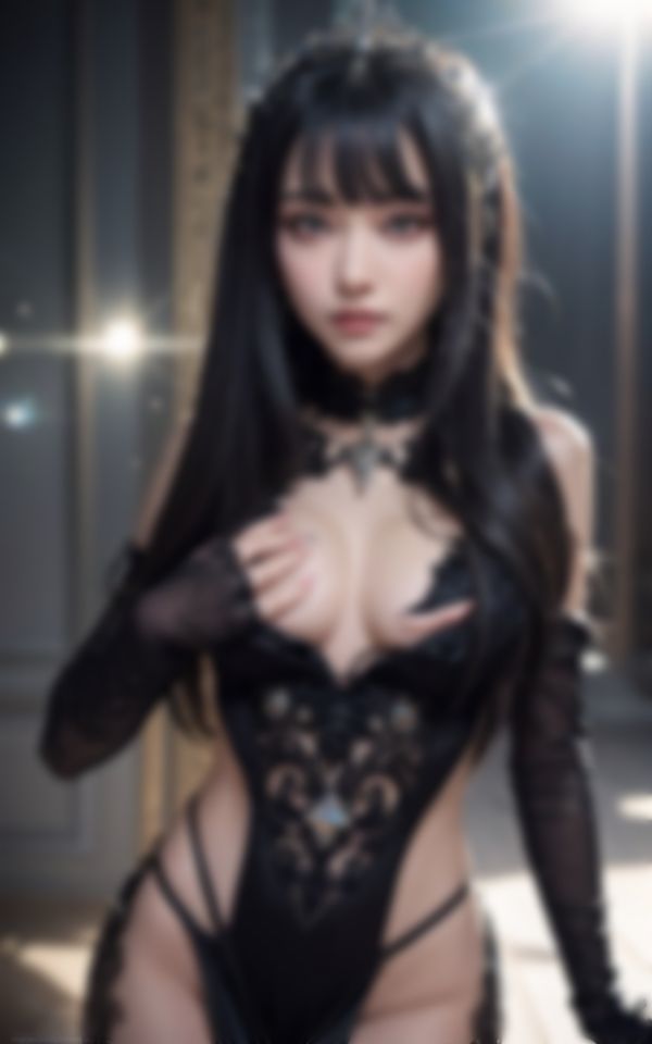 サンプル画像1:男の視線を釘付けにする小悪魔美女コスプレイヤーのHな色仕掛け(AIの悪戯) [d_427310]