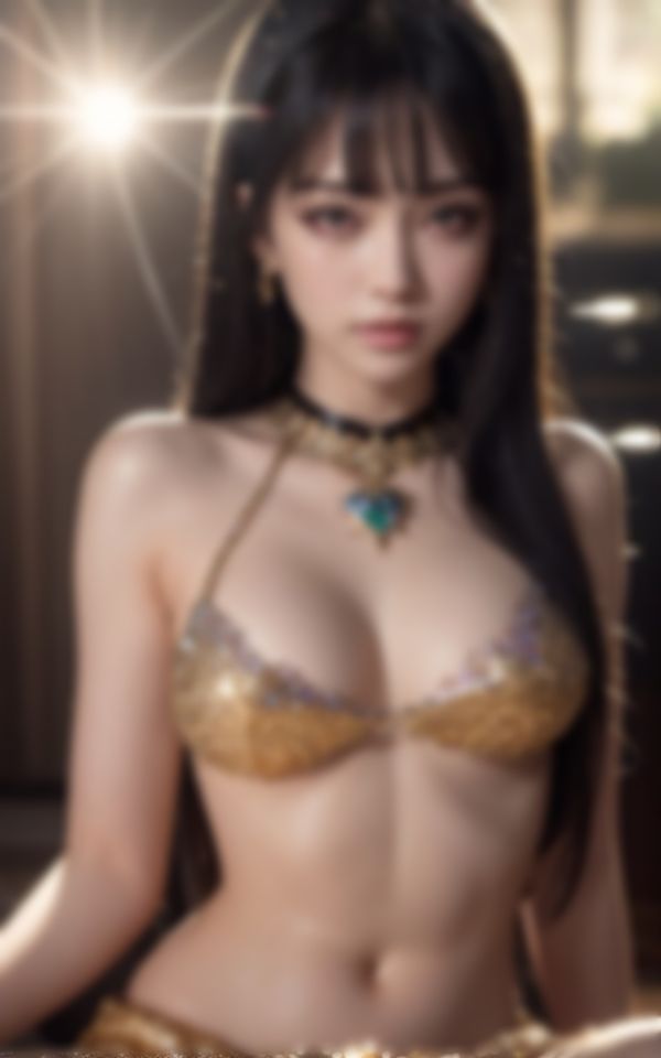 サンプル画像6:男の視線を釘付けにする小悪魔美女コスプレイヤーのHな色仕掛け(AIの悪戯) [d_427310]