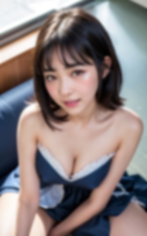 サンプル画像2:某学園の文化祭メイドコスがエロすぎた件について…。(AIみすず) [d_427316]