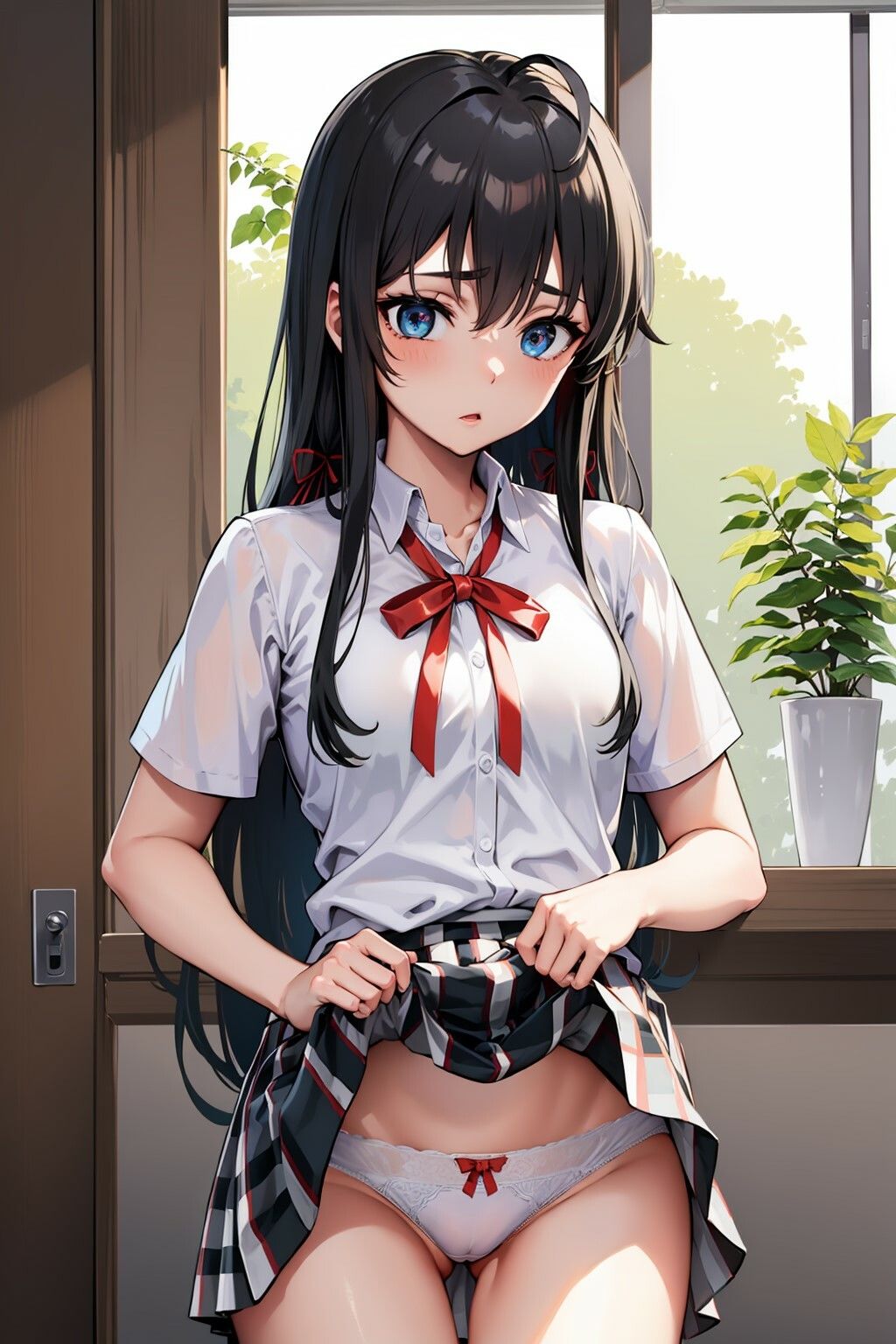 サンプル画像2:雪の下で咲く花(Thanks for Ero) [d_427440]