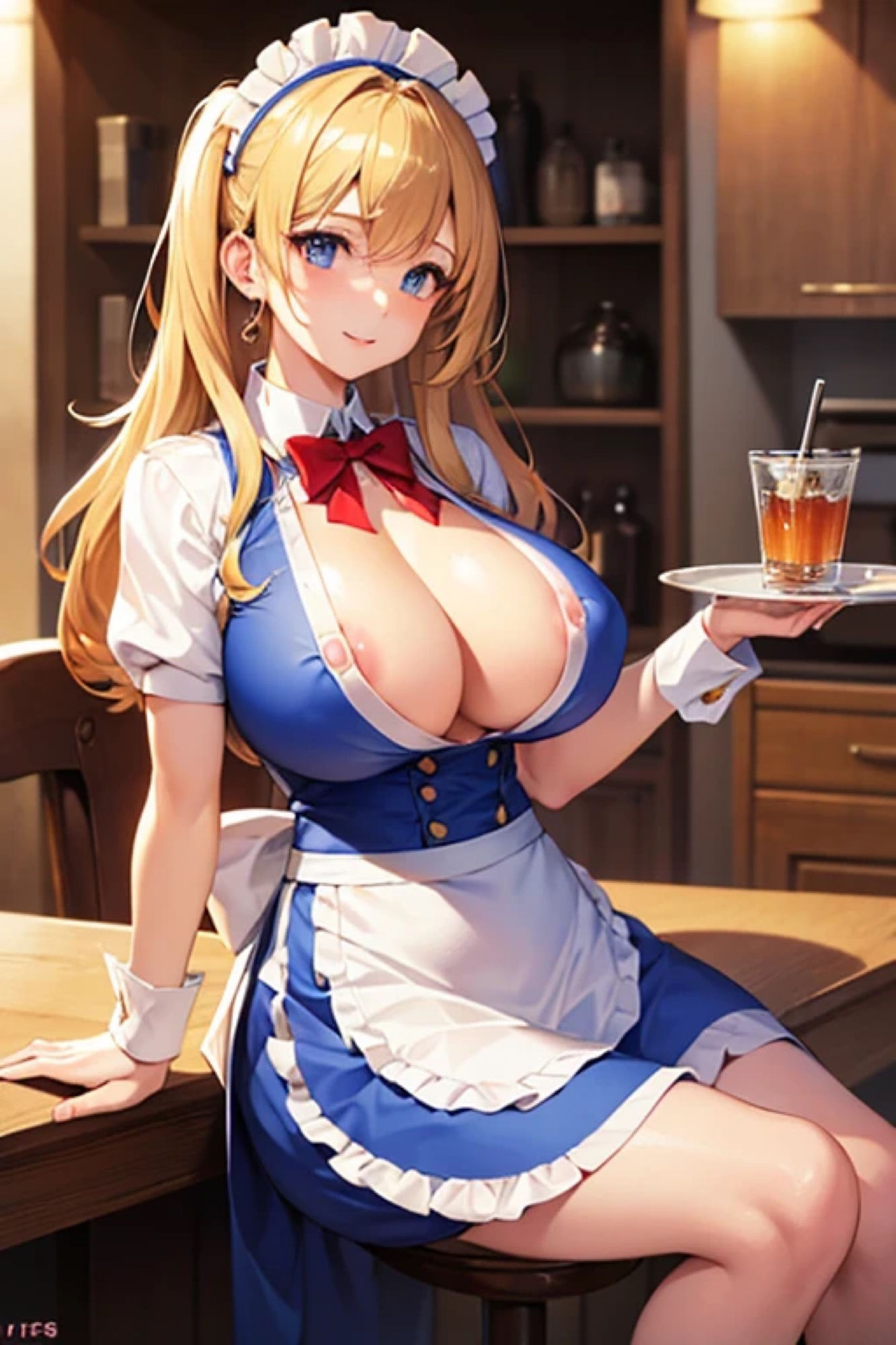 サンプル画像3:ウェイトレスのアレやコレ(rweb324) [d_427467]