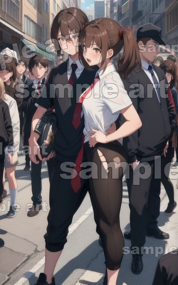 サンプル画像3:爆乳媚薬スペシャル〜媚薬を飲んだJK美女が街で知らない人に襲われる〜(高品質クラブ) [d_427562]