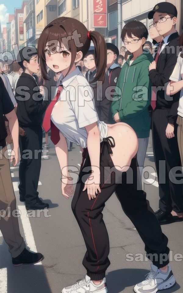 サンプル画像4:爆乳媚薬スペシャル〜媚薬を飲んだJK美女が街で知らない人に襲われる〜(高品質クラブ) [d_427562]