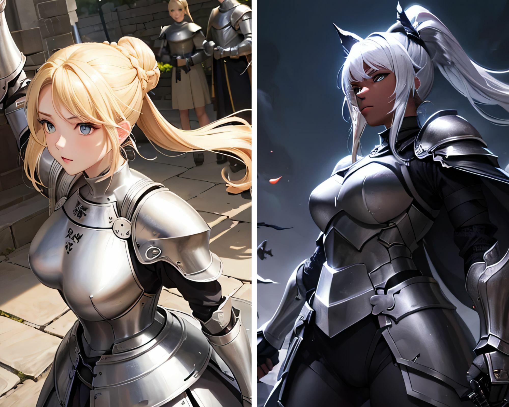 サンプル画像1:聖騎士と暗黒騎士 写真集(KOC) [d_427564]