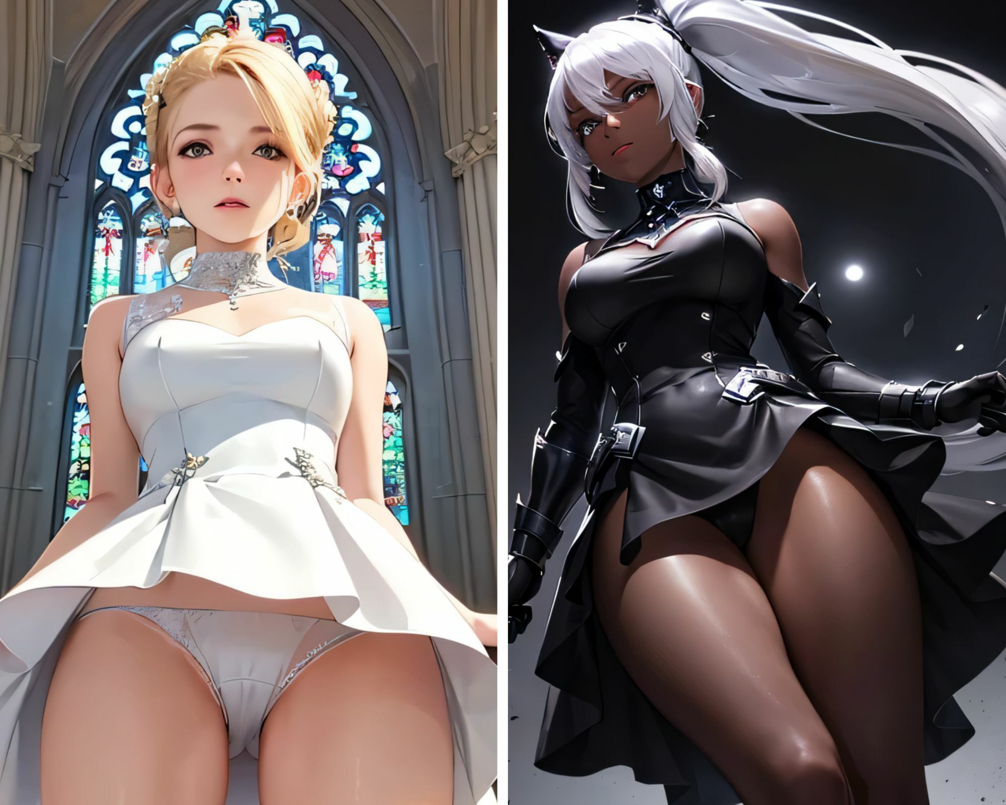 サンプル画像3:聖騎士と暗黒騎士 写真集(KOC) [d_427564]