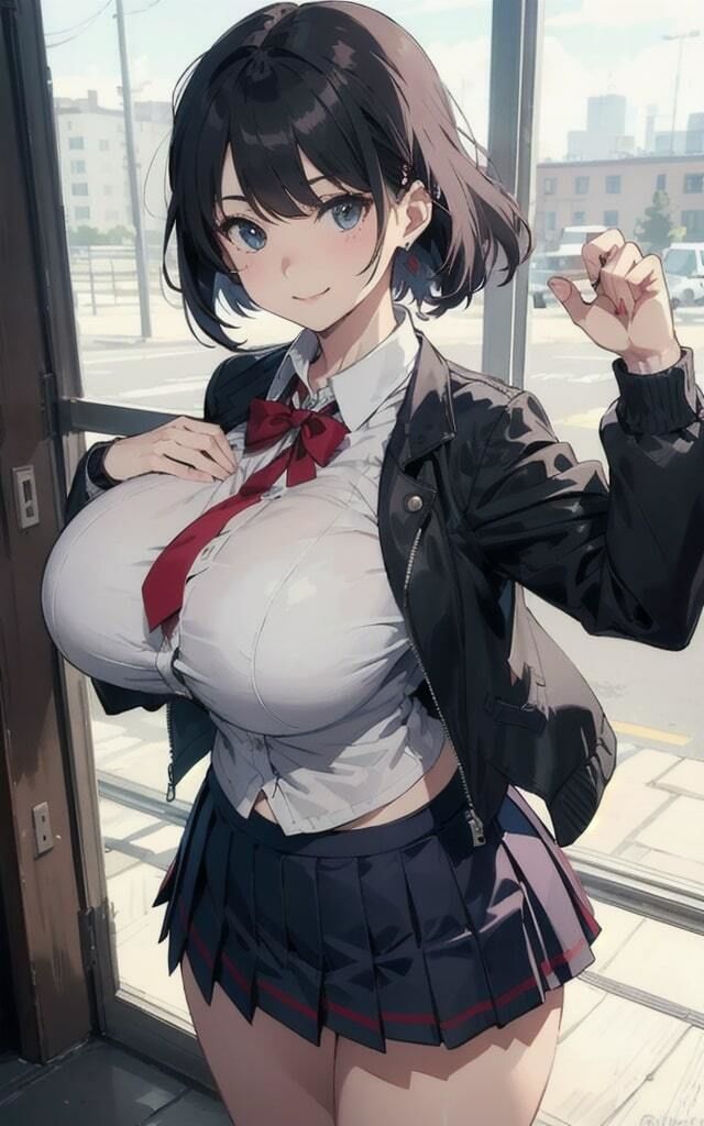 サンプル画像2:爆乳！女子〇生 6(わくわくAI組) [d_427662]