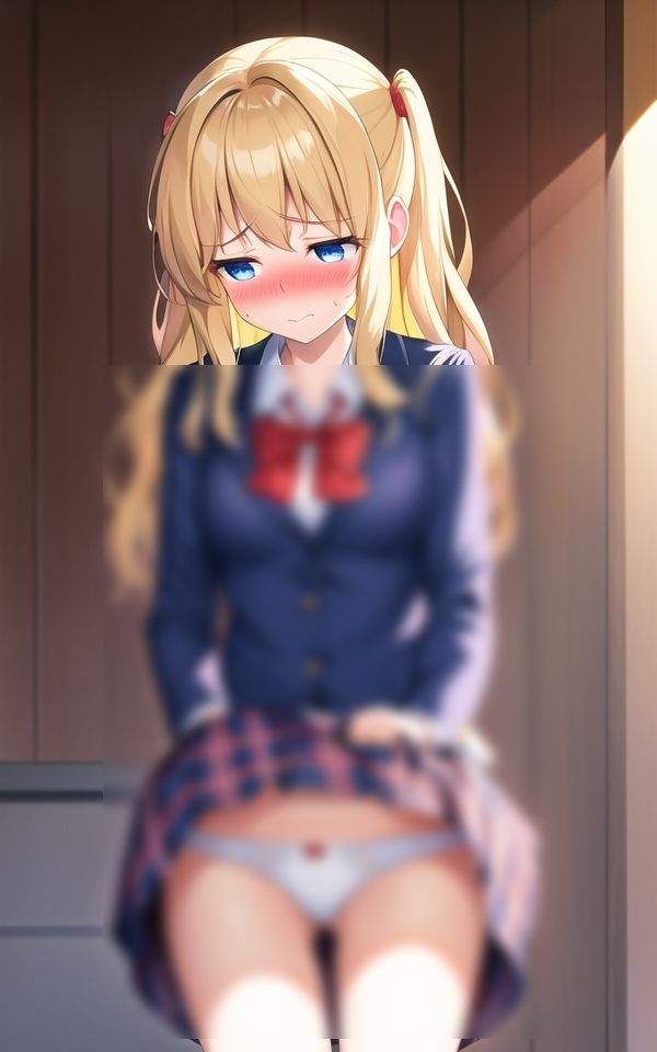 サンプル画像3:恥ずかしいからちょっとだけだよ(妄想マニア) [d_427726]