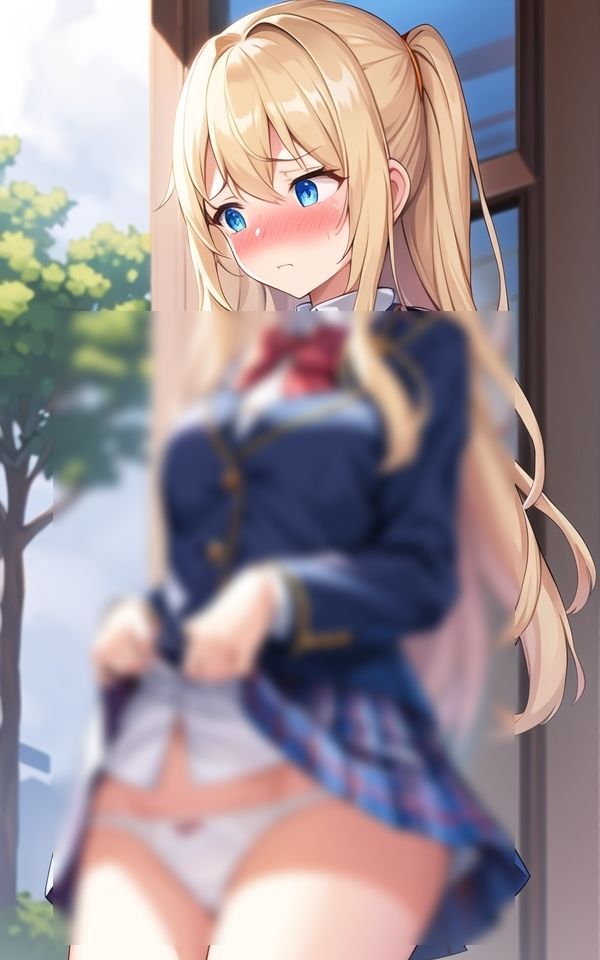 サンプル画像4:恥ずかしいからちょっとだけだよ(妄想マニア) [d_427726]