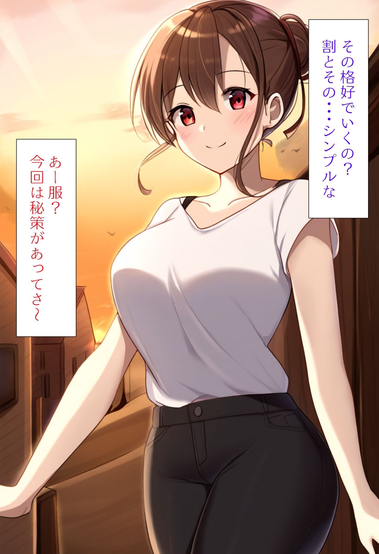 サンプル画像1:［AI生成イラストCG集］全裸で夏祭りをまわる ことになってしまったCG集(しそ@SISO_r18) [d_427748]