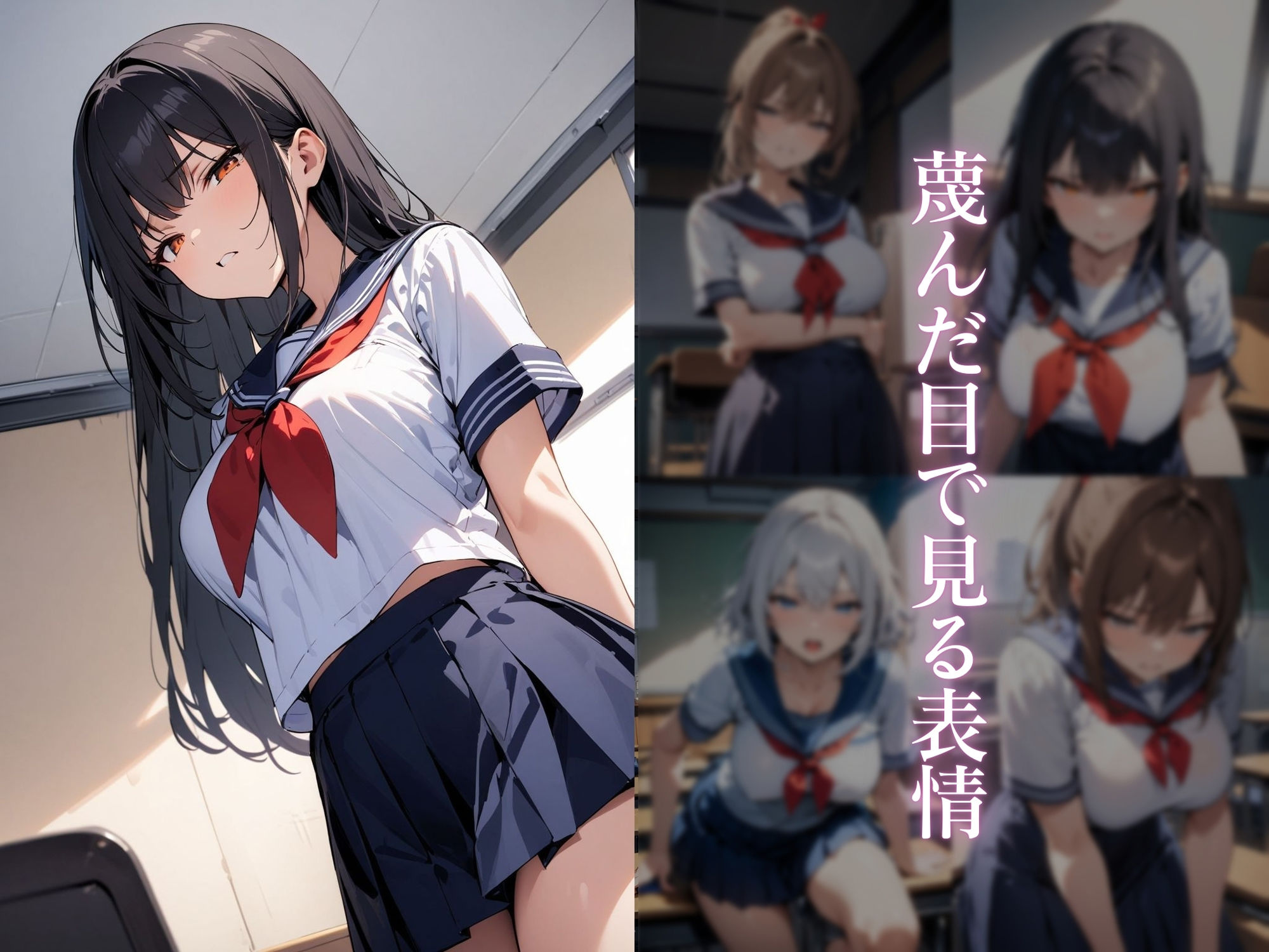 サンプル画像1:蔑むような目で俺を見てくる二軍女子の弱みを握ったので緊縛してわからせてみた件(chappy) [d_427811]