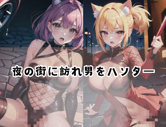 サンプル画像2:ヤリマン忍者キャット…夜の街を徘徊し男をハンター(ビスケット) [d_427836]