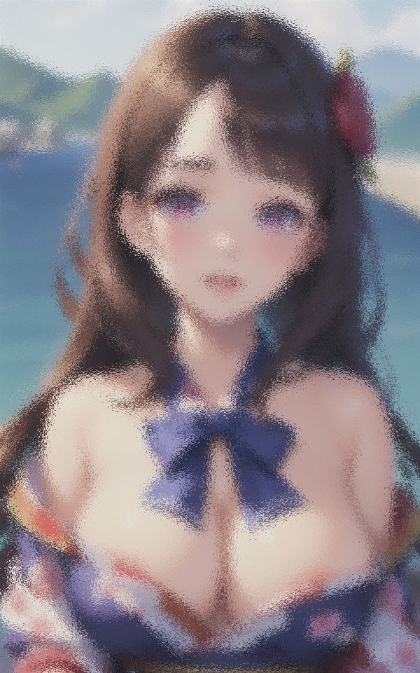 サンプル画像3:妖艶過ぎる 色白浴衣ギャル(癒しのAI美女) [d_427838]