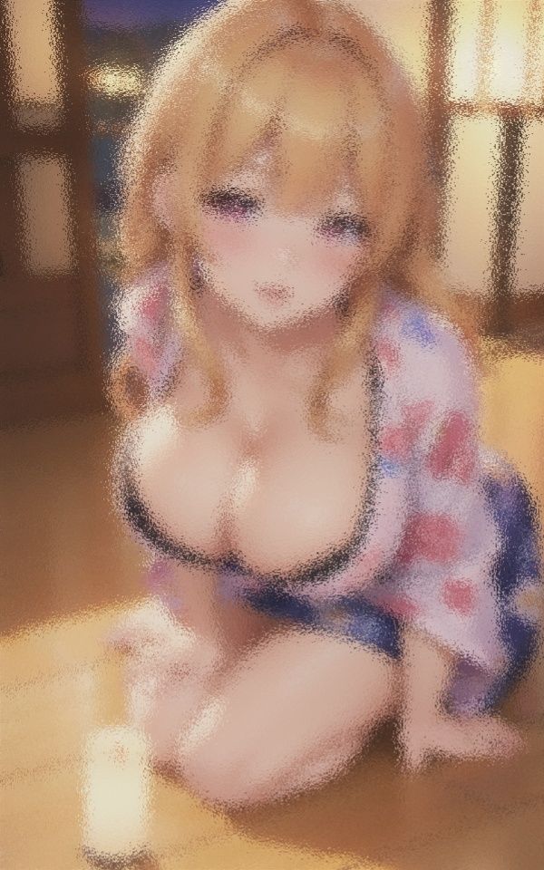 サンプル画像3:浴衣から覗く 巨乳の谷間(Strawberry-PINK) [d_427845]