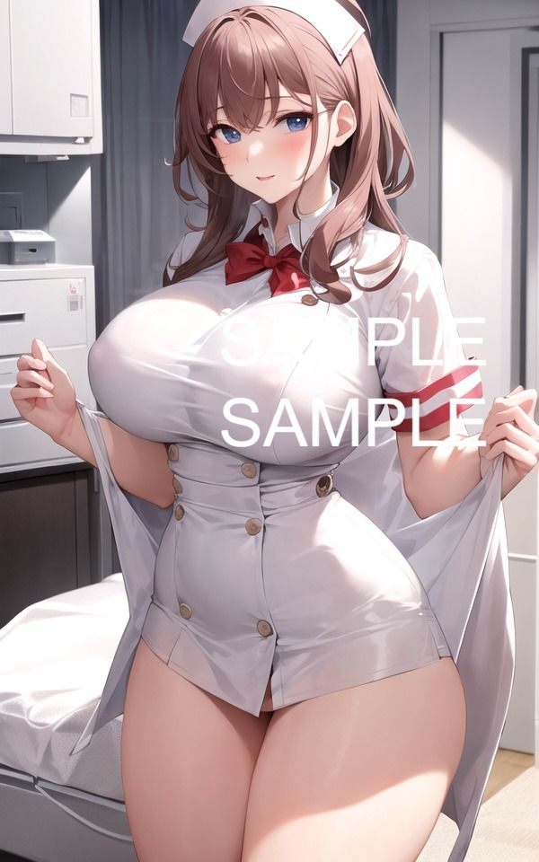 ナースコスプレの美女イラスト集のサンプル画像 6
