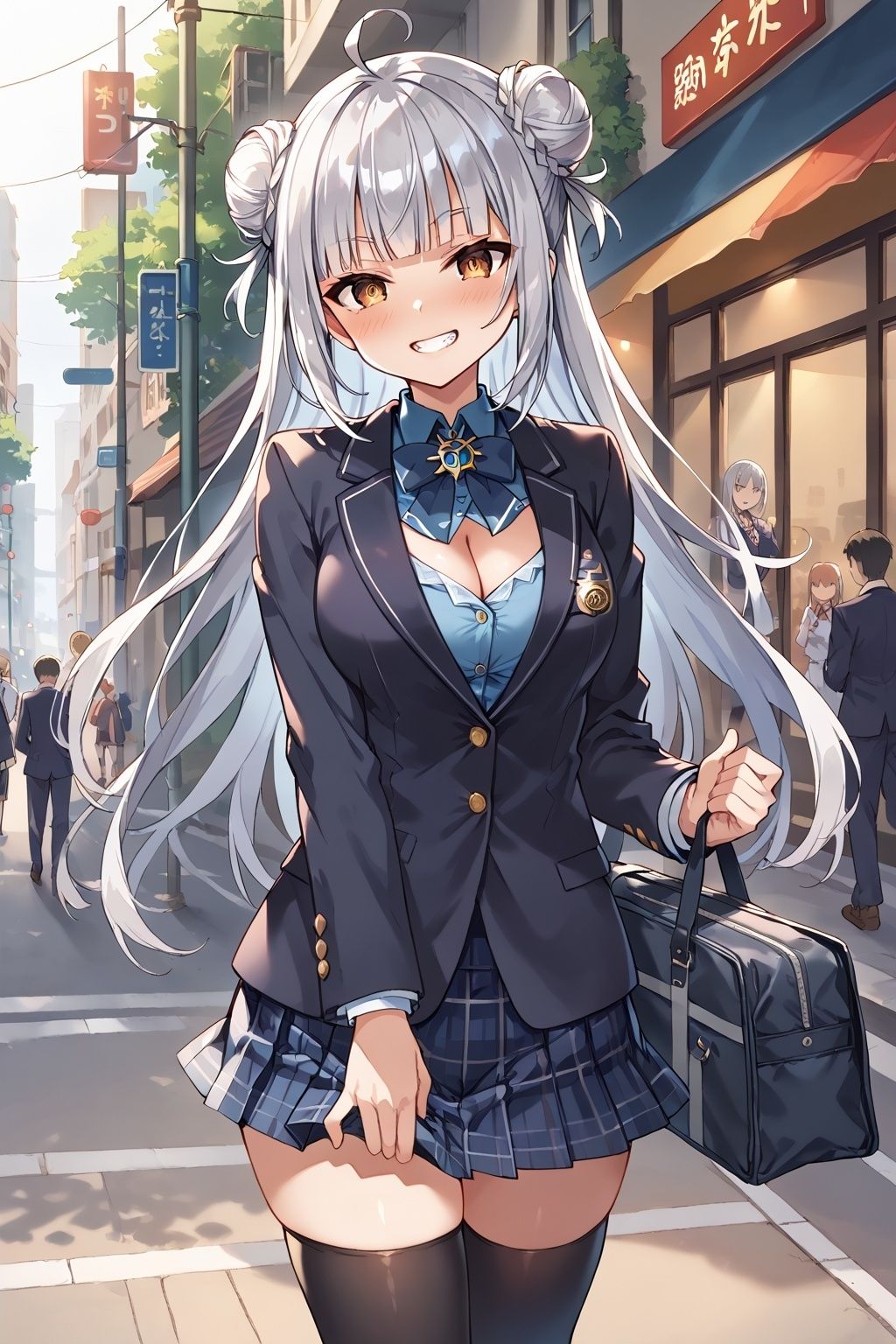 サンプル画像6:60キャラ 私服→サキュバスコス 即オチ2コマ(事務びーむ) [d_427935]