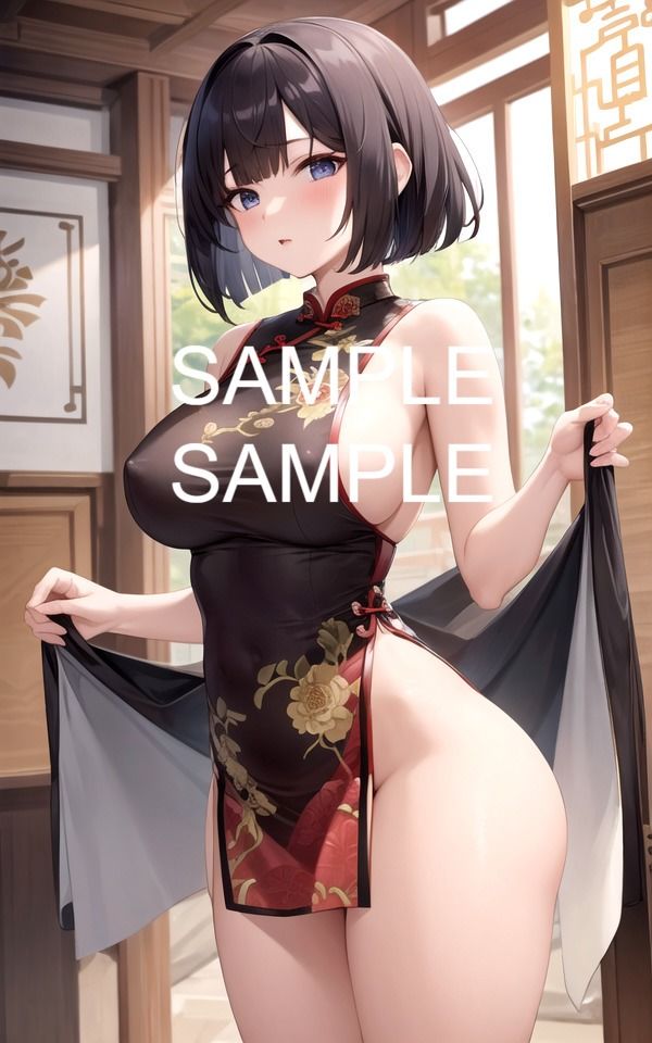 サンプル画像3:チャイナ服コスプレ美女イラスト集(ラテ) [d_427987]