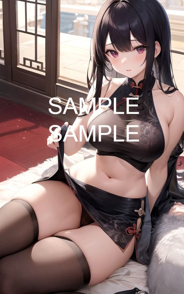サンプル画像5:チャイナ服コスプレ美女イラスト集(ラテ) [d_427987]