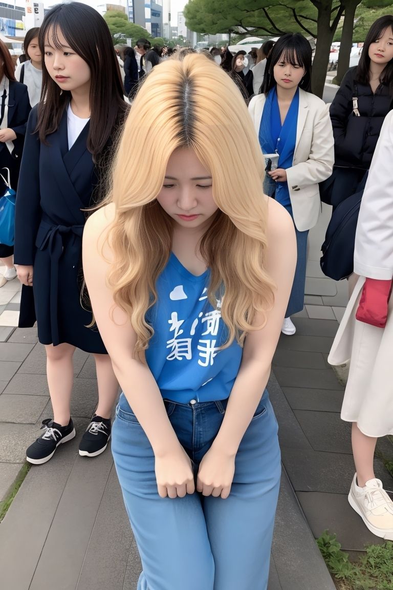 サンプル画像3:偶然見かけたおしっこ我慢/おもらし(P-AI planning) [d_428004]