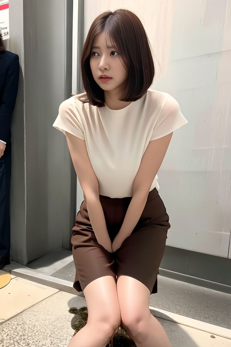 サンプル画像5:偶然見かけたおしっこ我慢/おもらし(P-AI planning) [d_428004]