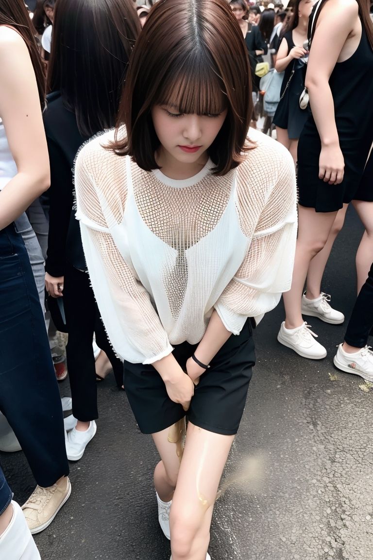偶然見かけたおしっこ我慢/おもらしの画像6