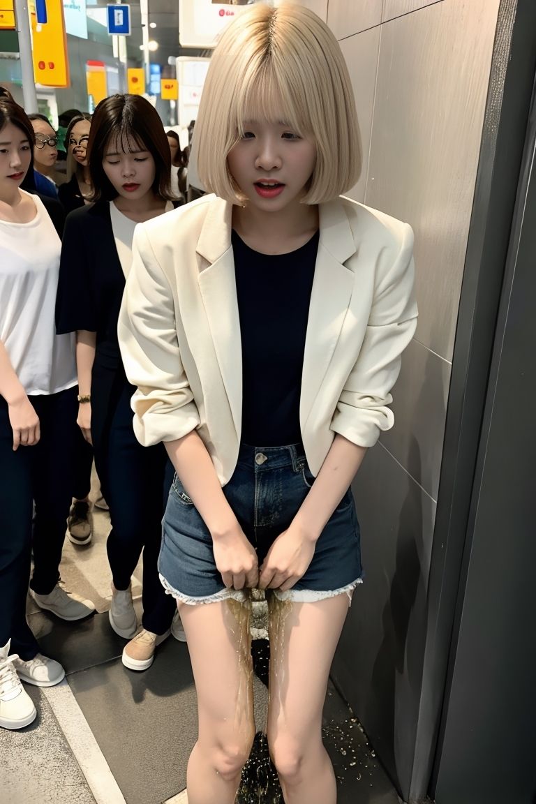 偶然見かけたおしっこ我慢/おもらしの画像8