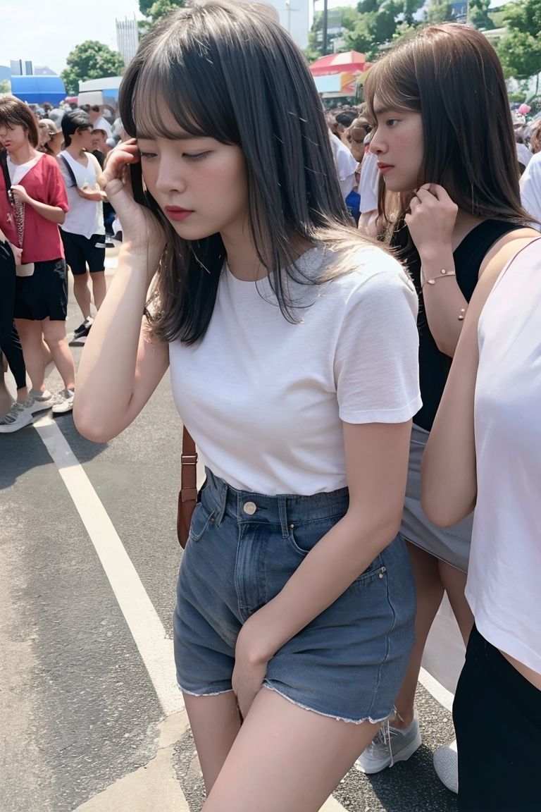 偶然見かけたおしっこ我慢/おもらしの画像10