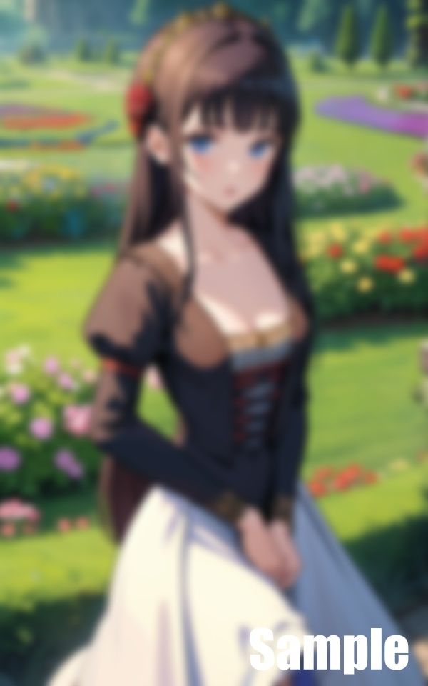 サンプル画像2:美少女と花畑を汚す(ぜっとん) [d_428033]