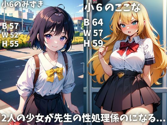 サンプル画像1:私たちは先生の性処理係です！(アニサキス吉田) [d_428043]