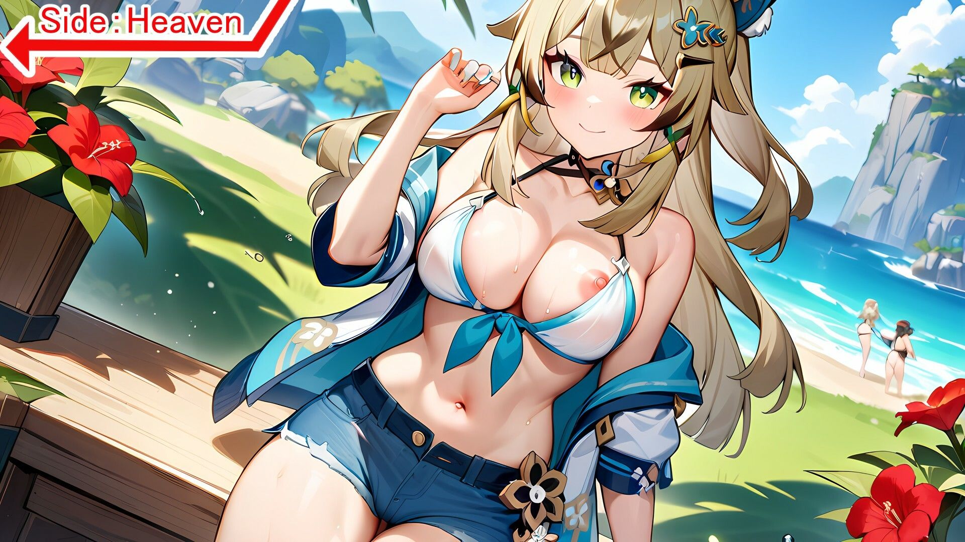 サンプル画像4:天国と地獄 原神 綺良々 編(IwAi Studio) [d_428069]