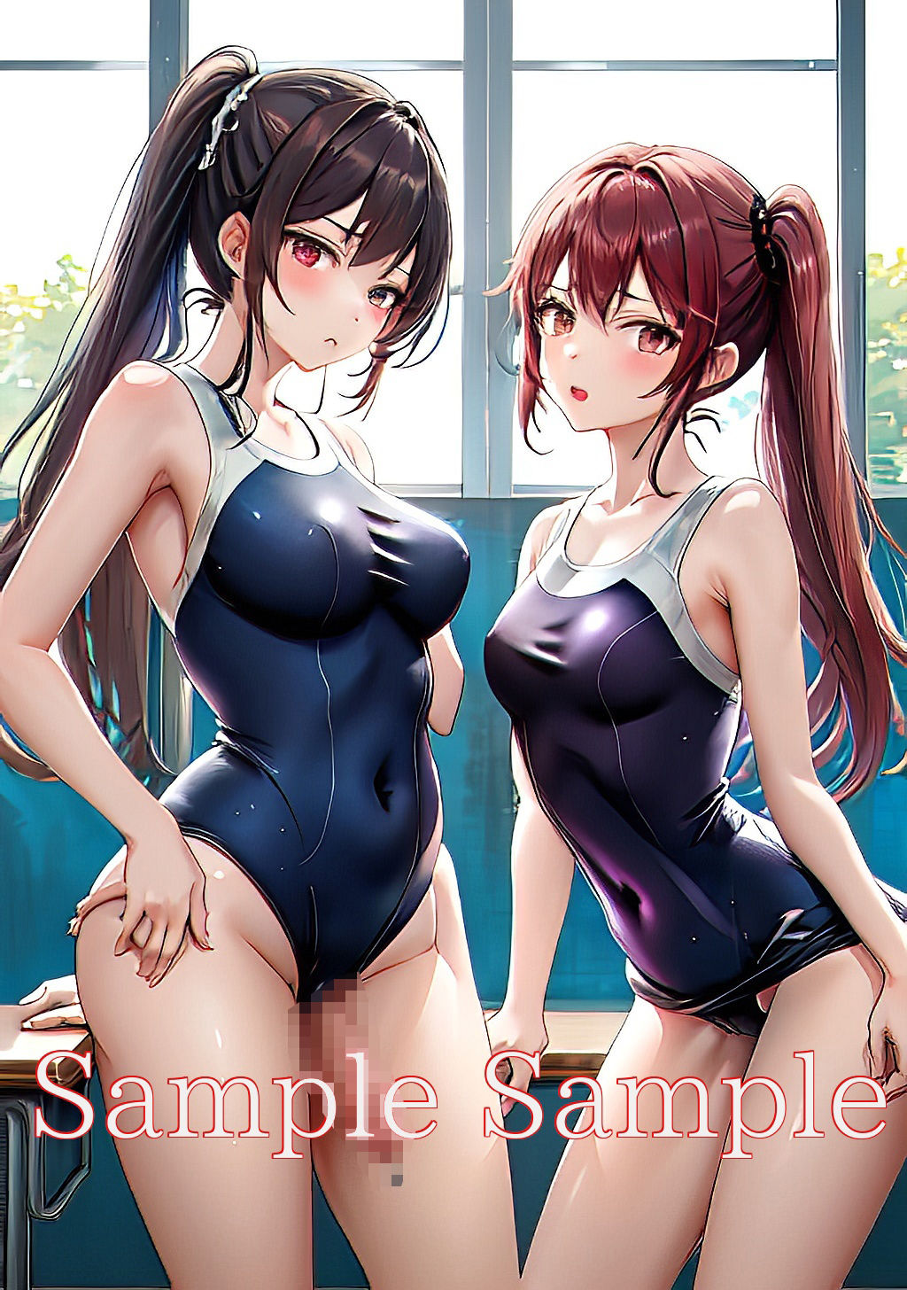 サンプル画像3:スク水ふたなり美少女(味噌ごぼう) [d_428071]