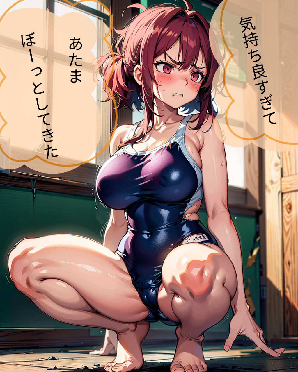 スク水崩壊！ガチ陰謀！のサンプル画像 6