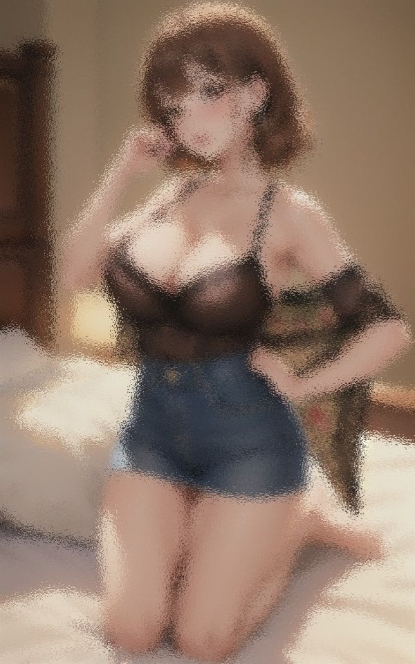 サンプル画像3:清楚系 えちえち巨乳美女(happyAI) [d_428105]