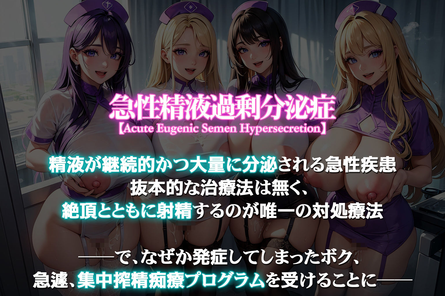 サンプル画像1:搾精痴療センター ―デカ尻爆乳ナースがご奉仕強●連射（ばく抜き）！！―(オーラム ビジョン) [d_428151]